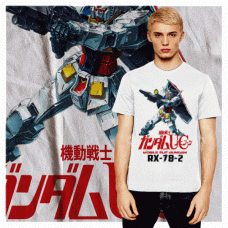 anime Gundam mobile suit T-Shirt